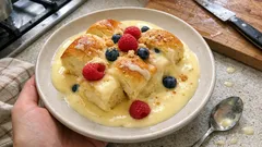 Buchtičky s vanilkovým krémem: měkoučké kynuté buchty jako od babičky