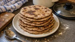 Žitno-špaldové placky na pánvi: jednoduché nekynuté pečivo i bez trouby