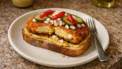 Smaženka podle ČSN: rychlá klasika na chlebu, křupavá a vláčná uvnitř