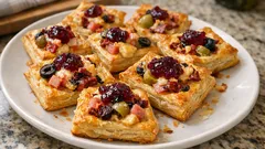 Slané jednohubky z listového těsta: křupavé pohoštění hotové za 10 minut