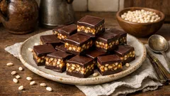 Nepečené čokoládové pralinky s karamelem a burisony