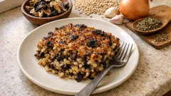 Staročeský houbový kuba: jak ho upéct šťavnatý a se zlatavou kůrkou