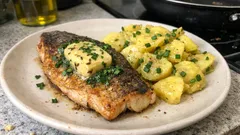 Lehčí vánoční klasika: kapr s kmínovým máslem a bramborovým salátem bez majonézy