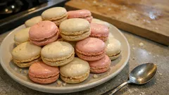 Domácí makronky krok za krokem: hladké skořápky a pěkný „límec“ i bez stresu