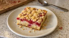 Rybízová bublanina s drobenkou: nadýchaný koláč na plech, který mizí rychle