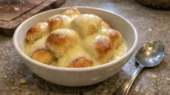 Buchtičky s vanilkovým krémem: nadýchané kynuté kousky z pekáče krok za krokem