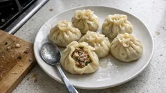 Domácí dim sum knedlíčky s krůtím masem: šťavnaté za 6 minut v páře