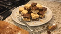 Domácí arašídový nugát ze 3 surovin: nepečený dezert do lednice