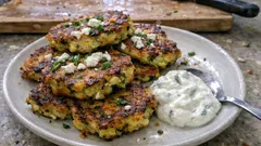 Cuketové placičky s žervé: křupavé na pánvi a hotové raz dva