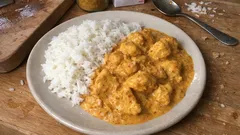 Rychlé kuře na kari s krémovou sýrovou omáčkou – hotové i s rýží