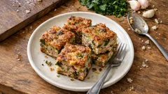 Velikonoční nádivka (hlavička) na plech: nadýchaná díky sněhu z bílků