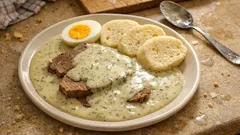 Koprová omáčka (koprovka) jako od babičky: krémová, hladká a vyvážená