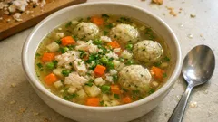 Rybí polévka s knedlíčky: voňavá klasika, která chutná i mimo Vánoce