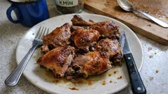 Kachna bez práce: šťavnatá pomalu pečená kachna v zavřeném pekáči