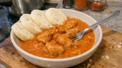 Kuře na paprice jako od babičky – krémová omáčka a trik, aby paprika nezhořkla