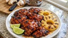 Havajské kuře huli huli: sladko-slaná marináda s ananasem, ideální na gril