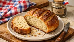 Domácí kmínový chleba z droždí: voňavý bochník s křupavou kůrkou