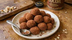 Nepečené mandlové kuličky z marcipánu – hotové za pár minut a jen z pár surovin