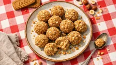 Rychlé nepečené lotus kuličky s oříšky