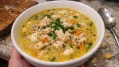 Vánoční rybí polévka z kapří hlavy – jemný vývar a zlatavá jíška krok za krokem