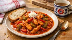 Kaťák z Bořetic – kuřecí katův šleh z jedné pánve, ideální k chlebu