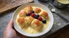 Buchtičky s vanilkovým krémem: nadýchané a vláčné jako z jídelny (jen domácí)