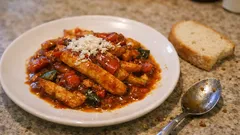 Kuřecí kaťák z Bořetic: rychlá pikantní směs na pánev, co chutná s chlebem