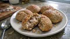 Pšenično-žitné sádlové housky: vláčné i druhý den, krok za krokem