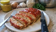 Lehká velikonoční sekaná z krůtího masa: šťavnatá díky ovesným vločkám