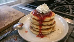 Extra rychlé nekynuté lívance: nadýchané a hotové bez kynutí za pár minut