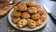 Škvarkové pagáčky se zakysanou smetanou – krásně vláčné i druhý den, krok za krokem