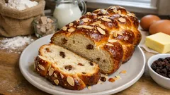 Vánočka ze 6 pramenů krok za krokem: vláčná, voňavá a krásně drží tvar