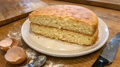 Nadýchaný piškotový korpus podle poměru na 1 vejce – snadno ho přizpůsobíte formě