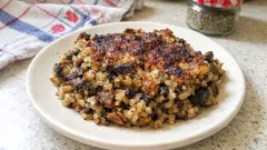 Staročeský houbový kuba z krup: poctivý recept se zlatou kůrčičkou