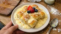 Buchtičky s vanilkovým krémem: nadýchané kousky z pekáčku jako od babičky